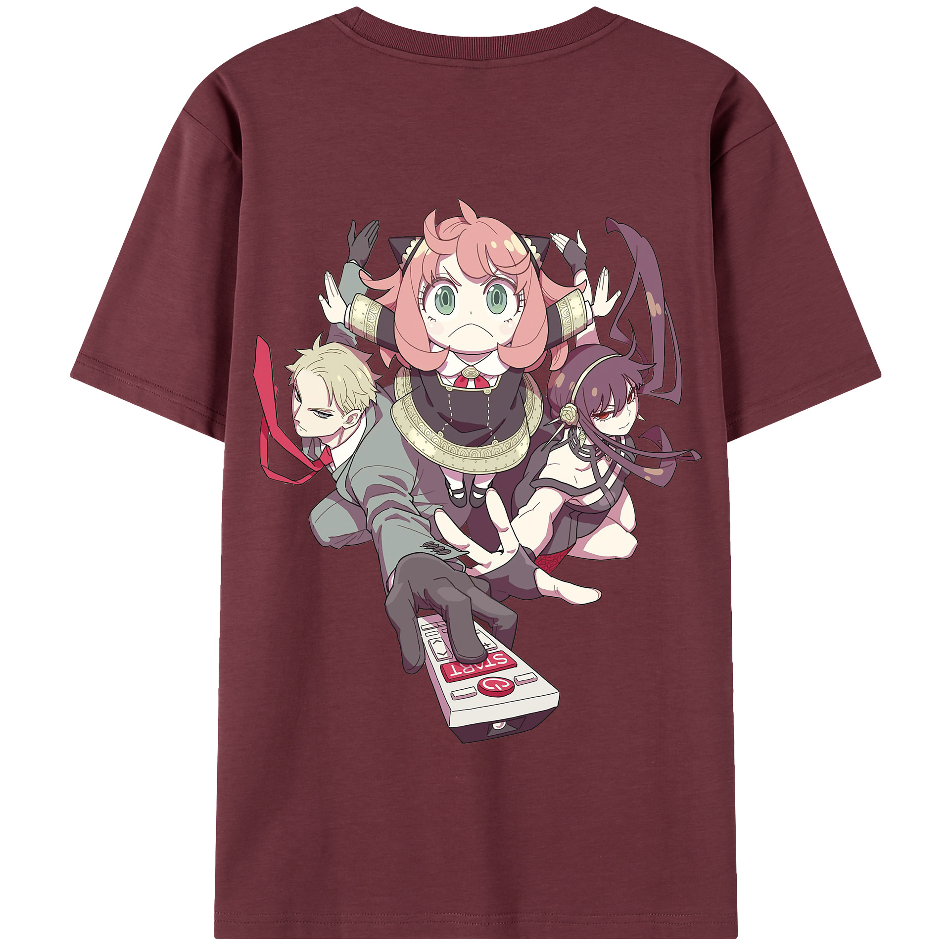 （画像用） SPY×FAMILY间谍家家酒 綿100％半袖Tシャツ（背面プリント）